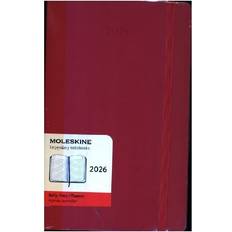 Moleskine Large Red Daily Soft Cover 12 Month 2026 Planner