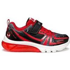Geox Kids' Ciberdon Light Up Spider-Man Trainers - Black/Red