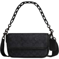 Coach Charter Flap Crossbody 18 In Signature Canvas