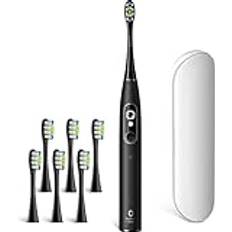 Oclean Eltandborstar Oclean Electric Tooth Brush X Elite 10 Pekskaerm 12 Spårningszoner 5 Borstlägen Sonisk Tandborste Med Timer 40 Dagars Autonomi 45 dB Svart Set
