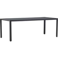 Venture Home Giardini Gartentisch 200x90 cm Schwarz