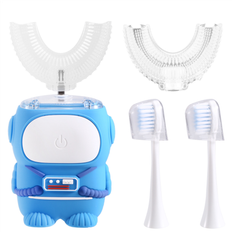Electric Toothbrushes & Irrigators Jojomino Kids U-Shaped Electric Toothbrush 360 Automatic Cleaning