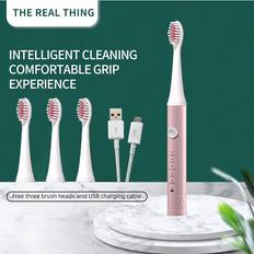 Electric Toothbrushes & Irrigators Maxpower Jianpai Adult Blue Pink Sonic Electric Toothbrush IPX7