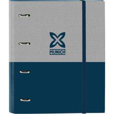 Munich Street Blue Grey Ring Binder 27 x 32 x 3.5 cm
