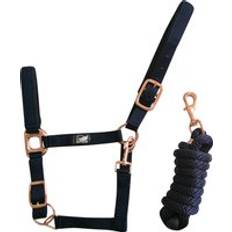 Supreme Licol Pour Cheval Nylon Ligne - Bleu