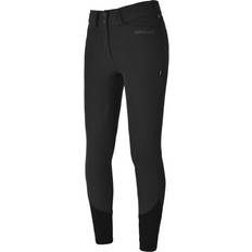 Kingsland Classic Dame Kadi Ridebukser Med Full Grip - Sort
