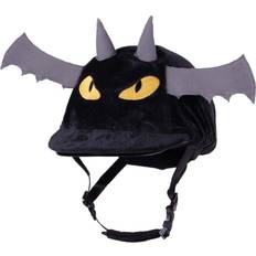 Reitausrüstung QHP Überzug Für Reithelm Halloween - Noir