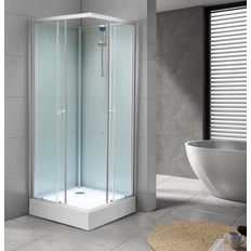 Bath Deluxe Duschar Bath Deluxe Dayton Fyrkantig Duschkabin 800x800x2000mm