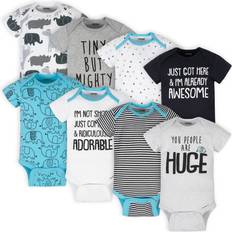 Onesies Onesies Brand Baby Boy or Girl Gender Neutral Short Sleeve Onesies Bodysuits 8-Pack Sizes Newborn-12M