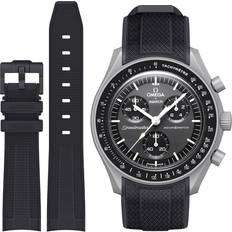 Stanchev Strap for Omega x Swatch Moon Swatch Rolex Watch 20mm Soft Sil