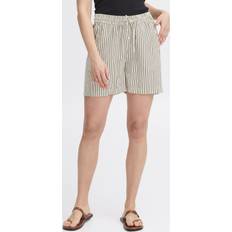 Fransa Shorts Fransa FRMADDIE Damen Shorts - Beige/Schwarz