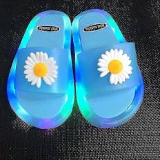 Vegan Slippers Children's Shoes FitVille Kid's Unicorn Luminous Super Cute Slippers - Chrysanthemum Pink
