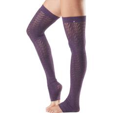 Purple Arm & Leg Warmers ToeSox Womens Farrah Dance Leg Warmers - Purple
