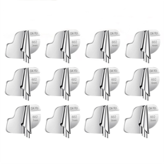 Sewing Machines Torribaly 12 Pcs Sewing Machine Presser Foot 3mm-8mm Rolled Hemmer Kit