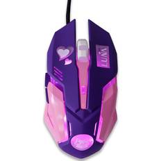 Maxpower 2400DPI USB Wired Gaming Mouse Pink