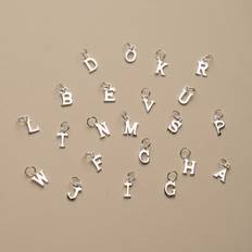 Letter Silver Pendant - Hänge