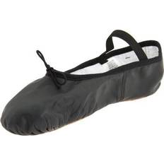 Bloch Women's Dansoft Full Sole Leather Ballet Slipper Shoe - Black