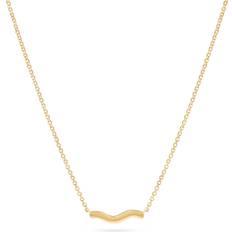 Sif Jakobs Halsband Sif Jakobs Ellera Waves Pianura Halsband - Guld