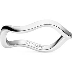 Rhodium Ringe Sif Jakobs Ellera Waves Pianura Ring - Silver