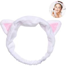 Black Headbands Tianfu Elastic Women's Lovely Hair Band White
