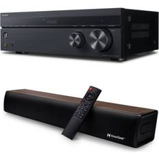Sony 2 Channel Stereo Receiver with Phono Inputs Bundle