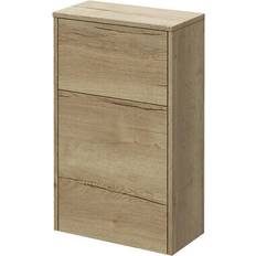 Toilets Wholesale Domestic Horizon Autumn Oak 500mm Toilet Unit