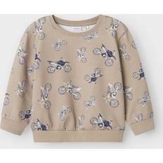 M Sweatshirts Børnetøj Name It Organic NMM Trille Sweatshirt - Beige