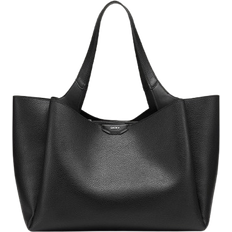 DKNY Willa Medium Top Handle Satchel Black/silv
