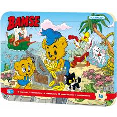 Kärnan Träpussel Bamse Sjörövare 16 Bitar