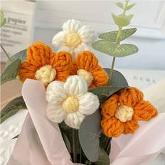 Flowers YETP Star Knitted Preserved Flowers Bouquet 1pc
