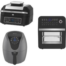 Fryers EMtronics Air Fryer Set 6.3L 4.5L 12L