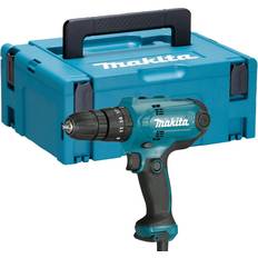 Drills & Screwdrivers Makita HP0300 110V Corded Combi Hammer Drill 10mm Chuck 2.5m Cable + Makpac Case