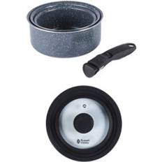 Russell Hobbs Cookware Sets Russell Hobbs Smart Clip 4-Piece Saucepan 16/18/20 cm Cookware Set with lid