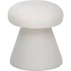 Sitzpuffs Boltze Home Pouf Pilz Tolin 44 cm Weiß Sitzpuff