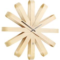 Umbra Clocks Umbra Ribbonwood Natural 51.4 cm Wall Clock