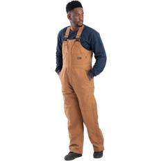 Berne Tall Flame Resistant Deluxe Bib Overall Dress - Brown Duck