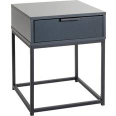 Ablagetische HAKU Möbel Konsole Anthrazit Schwarz 40 cm x 50 cm x 40 cm Ablagetisch