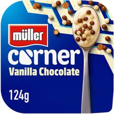 Corner Vanilla Yogurt with Chocolate Balls