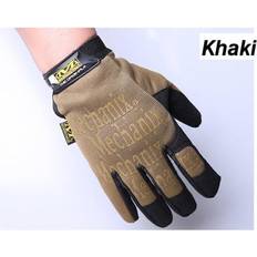Fashion Full Finger Tactical Mechanic Motorcycle Gloves - Khaki