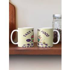 WHIBOS Coffee Mugs 11oz Golden Aurora Ceramic Mug Cup & Mug