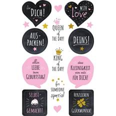 Label on sale AVERY Zweckform Stickers Design Birthday 76X120ÃÂMM Sheet Large