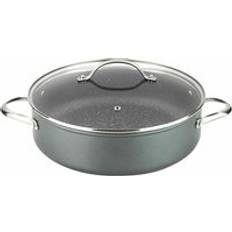 Fagor Grå 28 cm Forstærket Aluminium Kasserolle med Låg med låg 28cm