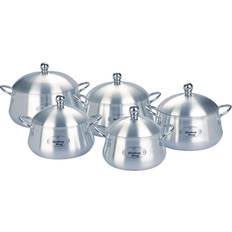 Cookware Induction Base Saucepan 5 Pieces 18cm 20cm 22cm 24cm 26cm Cookware Set with lid