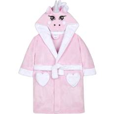 Babies Dressing Gowns Children's Clothing Metzuyan Infant Girls Unicorn Dressing Gown Novelty Robe - Pink