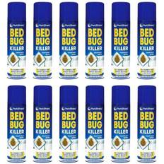 PestShield Bed Bug Killer Treatment Spray 200ML Pack of 12