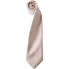 Beige Ties Premier Satin Krawatte Colours - Beige