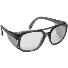 EN 166 Eye Protections Loops Clear Safety Spectacles - Moulded Side & Brow Protection - Abrasion Resistant