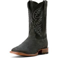 Ariat Men's Wiley Cowboy Boots - Black Elephant Roughout Print