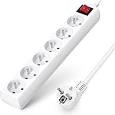 Elartiklar Strömbrytare Med 6 Uttag 230 V 16 A