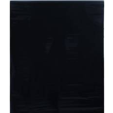 Black Self-adhesive Decorations vidaXL Privacy Sticker Glass Frosted Black PVC 60 x 1000 cm Window Film